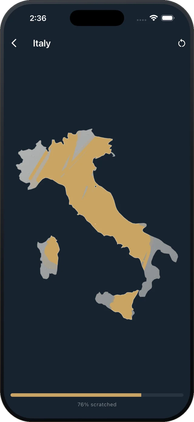 Scratching Italy free